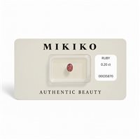  Certified gemstone Mikiko in Ruby Rubino 00035807
